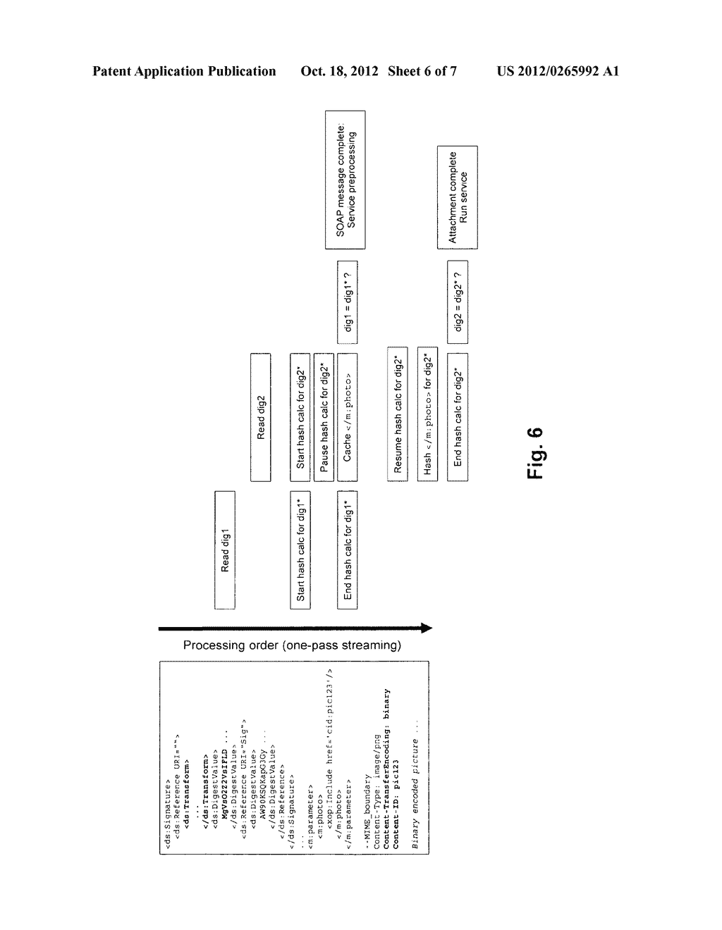 METHOD FOR PROCESSING A SOAP MESSAGE WITHIN A NETWORK AND A NETWORK - diagram, schematic, and image 07