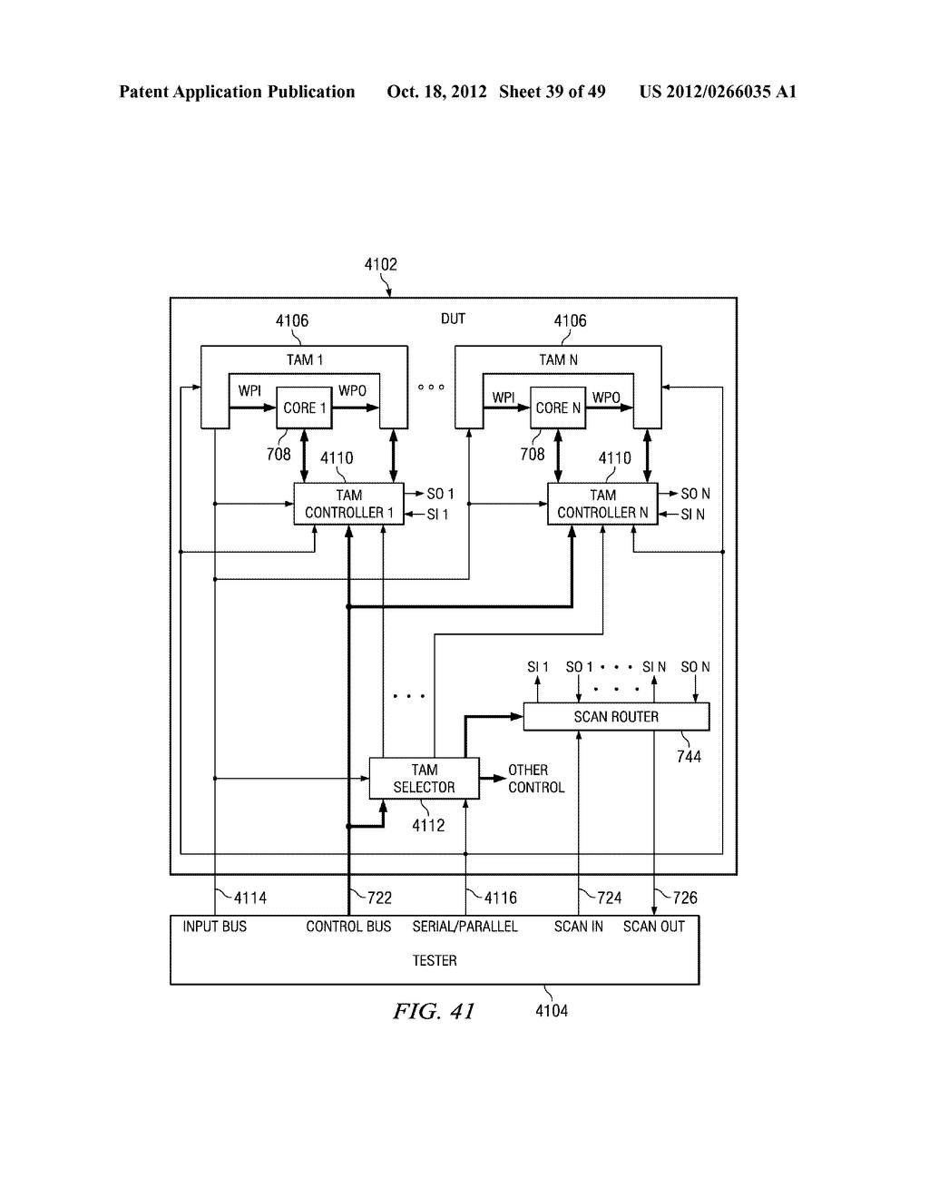 DOUBLE DATA RATE TEST INTERFACE AND ARCHITECTURE - diagram, schematic, and image 40