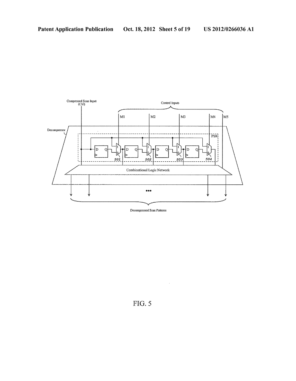 METHOD AND APPARATUS FOR LOW-PIN-COUNT SCAN COMPRESSION - diagram, schematic, and image 06