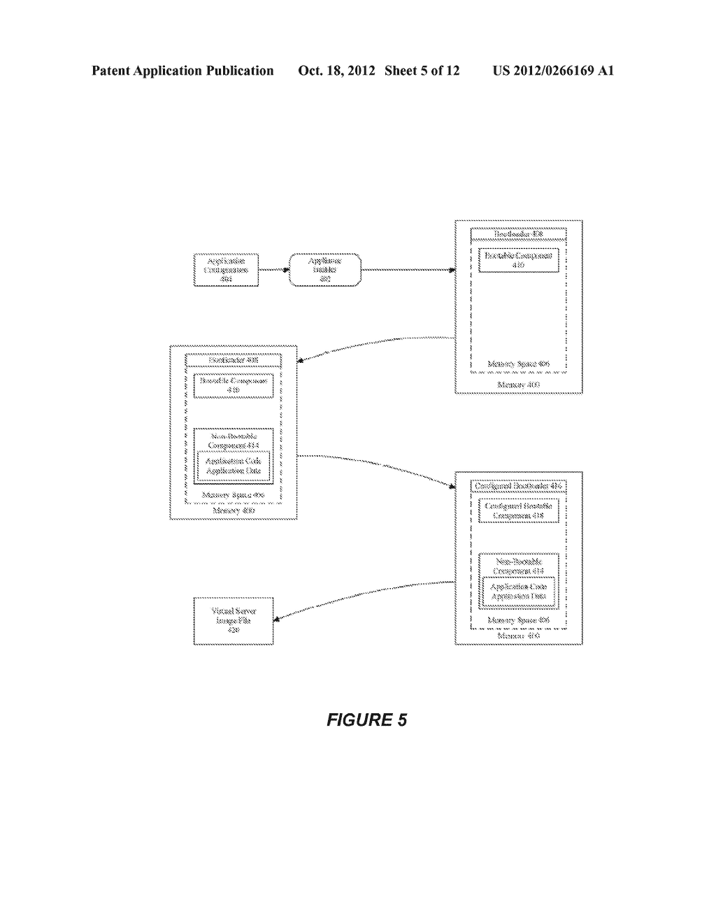 SYSTEM AND METHOD FOR CREATING OR RECONFIGURING A VIRTUAL SERVER IMAGE FOR     CLOUD DEPLOYMENT - diagram, schematic, and image 06