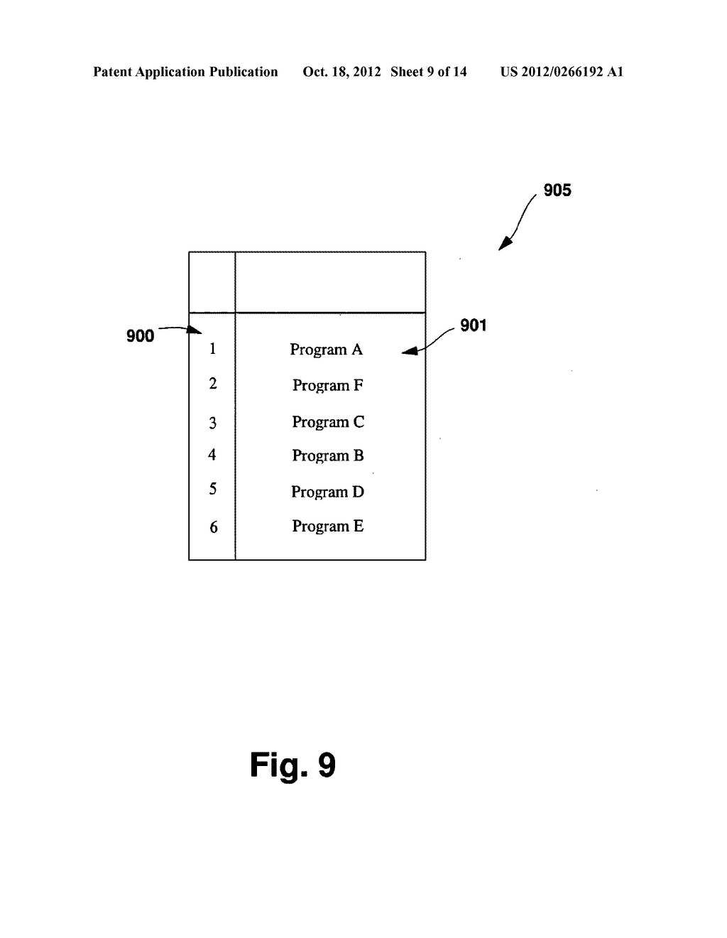 PROGRAM SELECTING APPARATUS AND METHOD OF CONTROLLING PROGRAM SELECTING     APPARATUS - diagram, schematic, and image 10