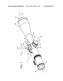 Rifle scope with adjustment stop diagram and image