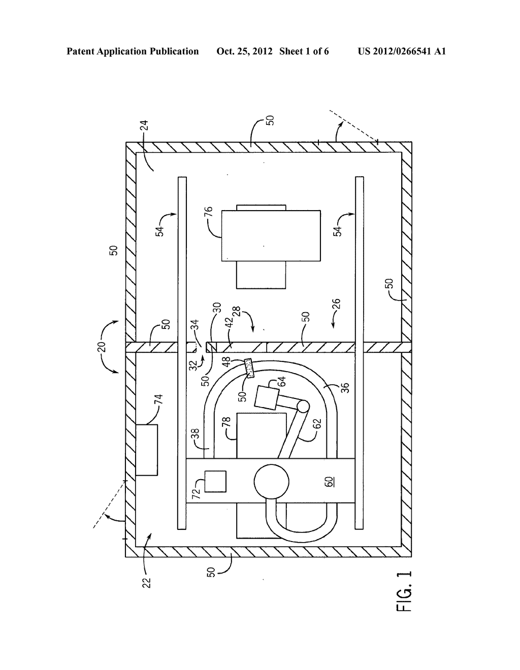 SHIELDED MOVABLE DOOR ELEMENT OF A MULTIMODALITY MEDICAL SUITE - diagram, schematic, and image 02
