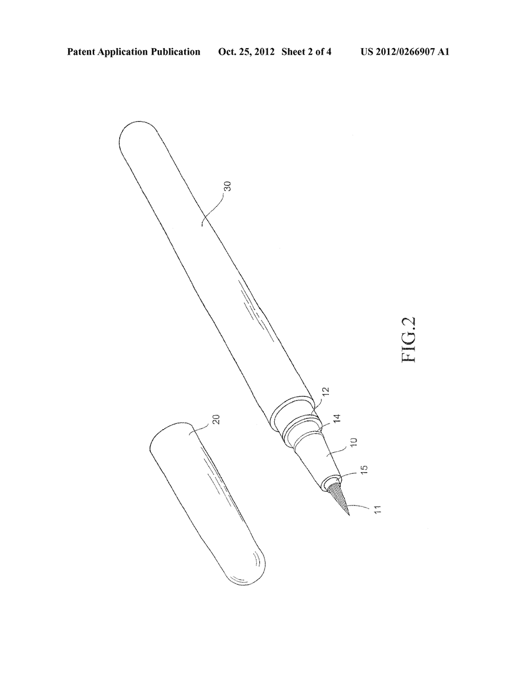 STRUCTURE OF EYELINER APPLICATOR - diagram, schematic, and image 03