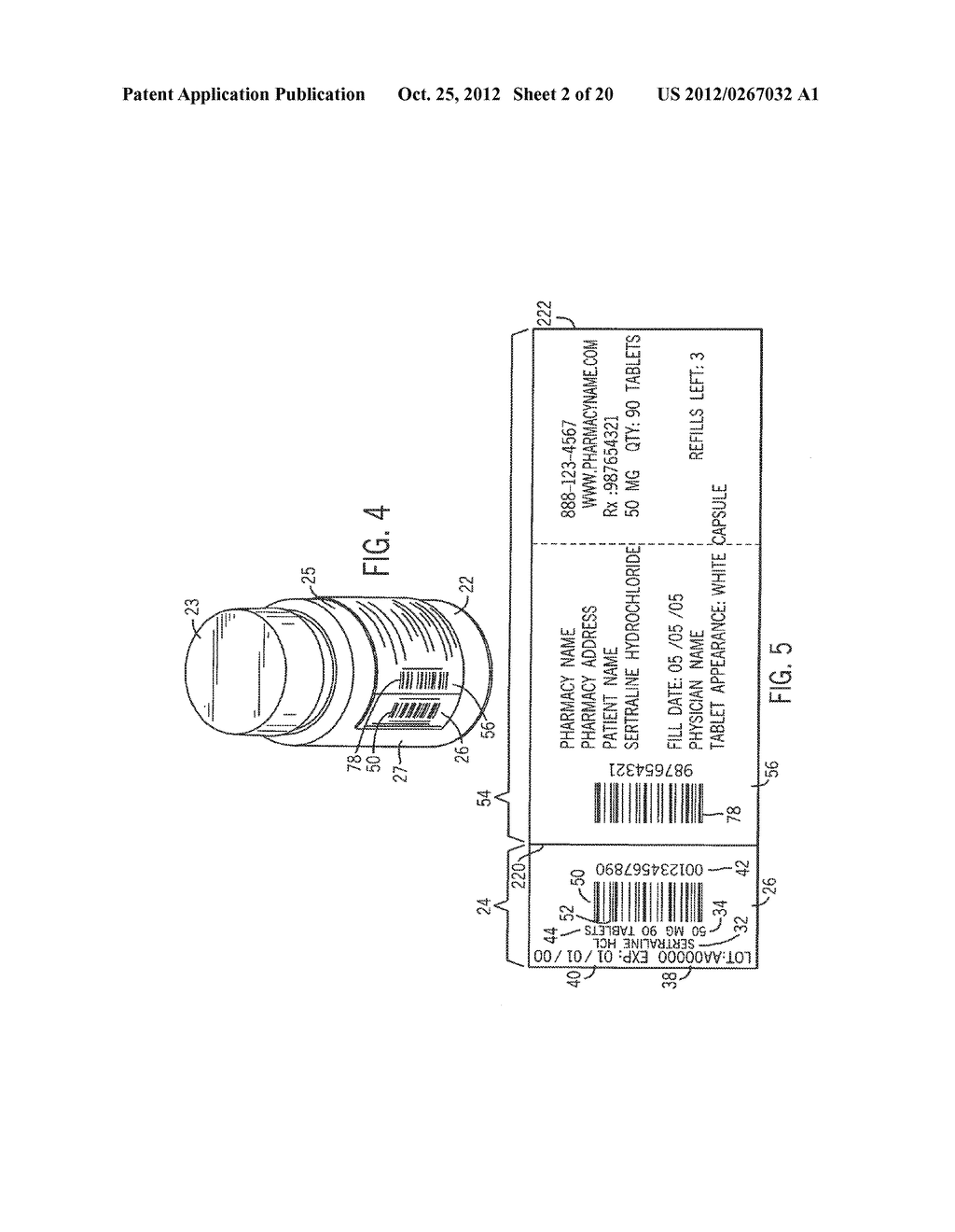 APPARATUS AND METHODS FOR DISPENSING PRE-FILLED CONTAINERS WITH     PRECISELY-APPLIED PATIENT-SPECIFIC INFORMATION - diagram, schematic, and image 03
