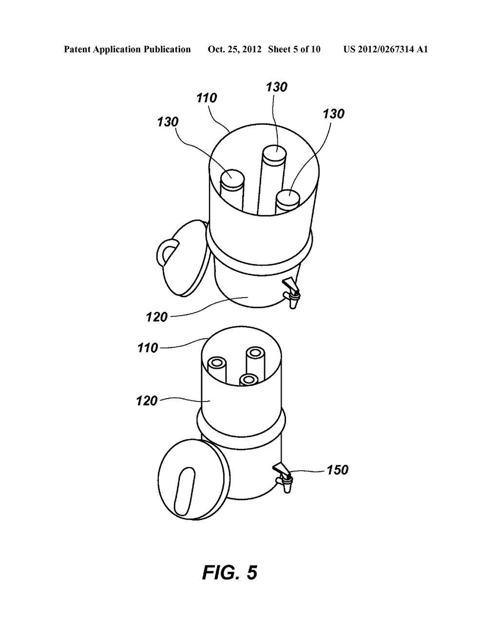 GRAVITY POWERED LIQUID PURIFICATION SYSTEM AND METHOD - diagram, schematic, and image 06