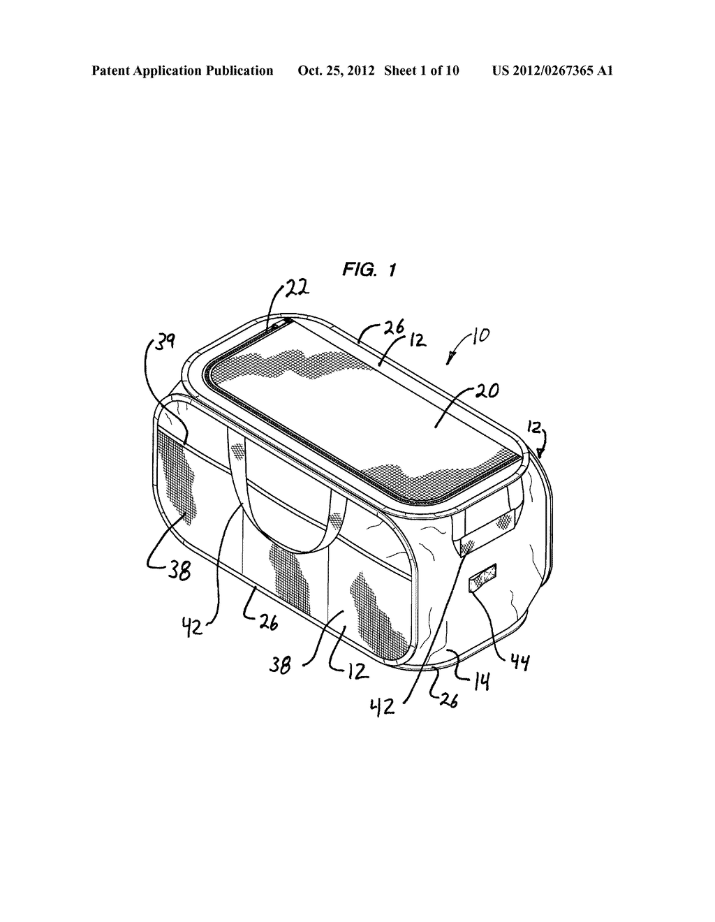 COLLAPSIBLE CONTAINER WITH POCKETS - diagram, schematic, and image 02