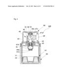 Airless Pump and Cosmetic Container Having the Same diagram and image