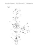 Airless Pump and Cosmetic Container Having the Same diagram and image