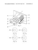 SHREDDER THAT PRODUCES CRINKLE PAPER STRIPES diagram and image