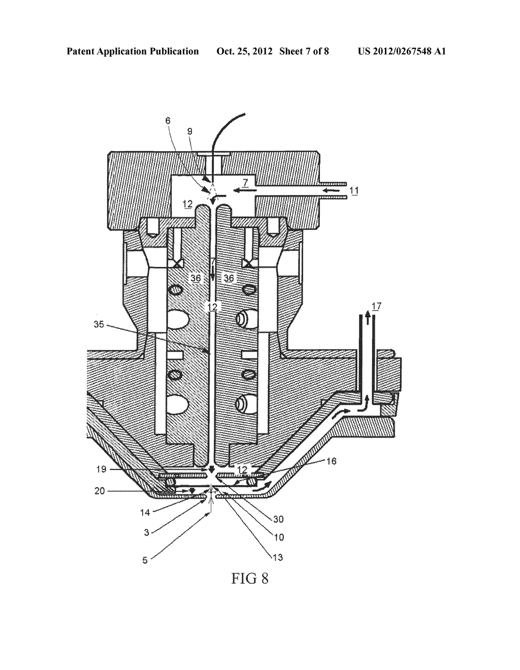 IONIZER FOR VAPOR ANALYSIS DECOUPLING THE IONIZATION REGION FROM THE     ANALYZER - diagram, schematic, and image 08