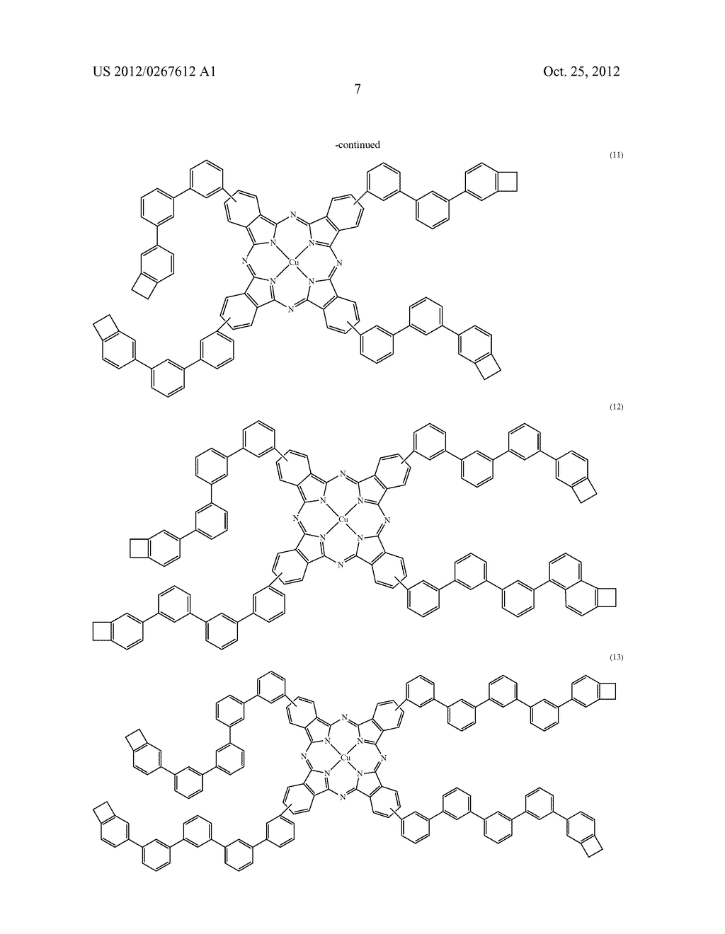 CROSS-LINKABLE COPPER PHTHALOCYANINE COMPLEXES - diagram, schematic, and image 11