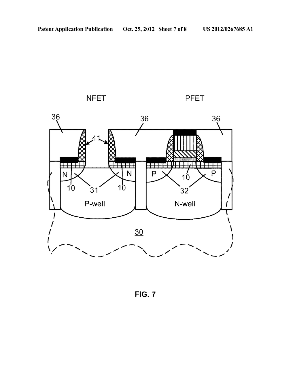 METAL GATE AND HIGH-K DIELECTRIC DEVICES WITH PFET CHANNEL SiGe - diagram, schematic, and image 08