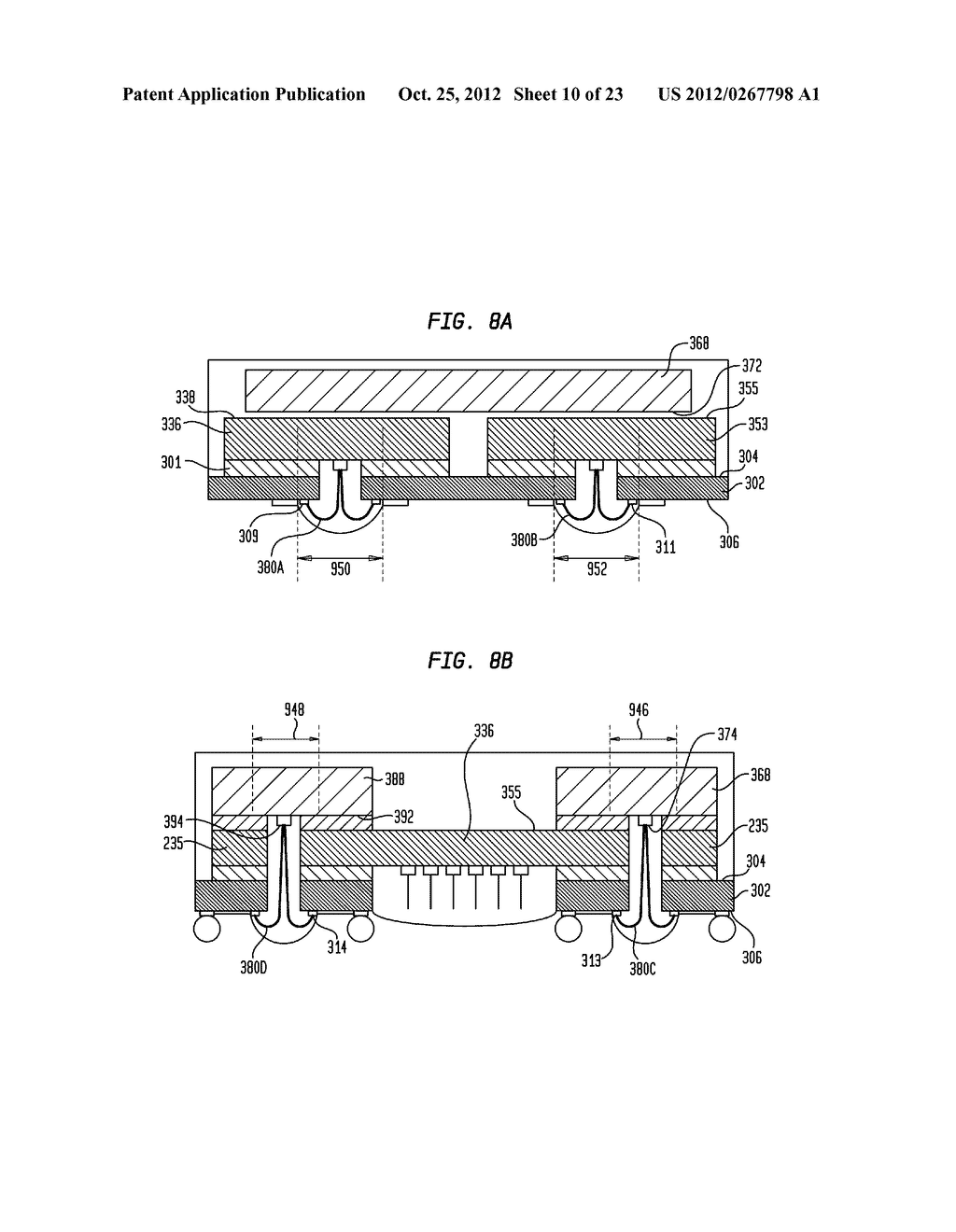 MULTIPLE DIE FACE-DOWN STACKING FOR TWO OR MORE DIE - diagram, schematic, and image 11