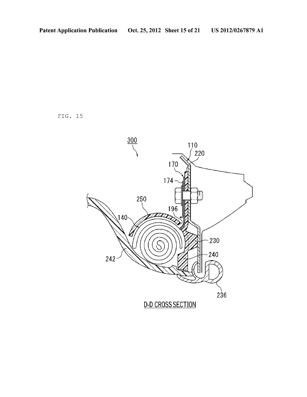 CURTAIN AIRBAG DEVICE - diagram, schematic, and image 16