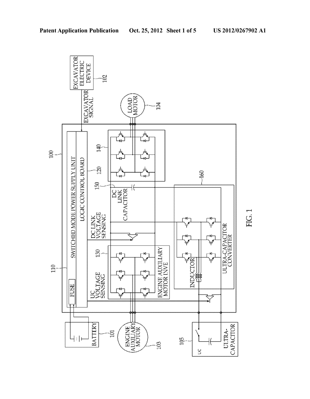 POWER CONVERTING DEVICE FOR HYBRID - diagram, schematic, and image 02