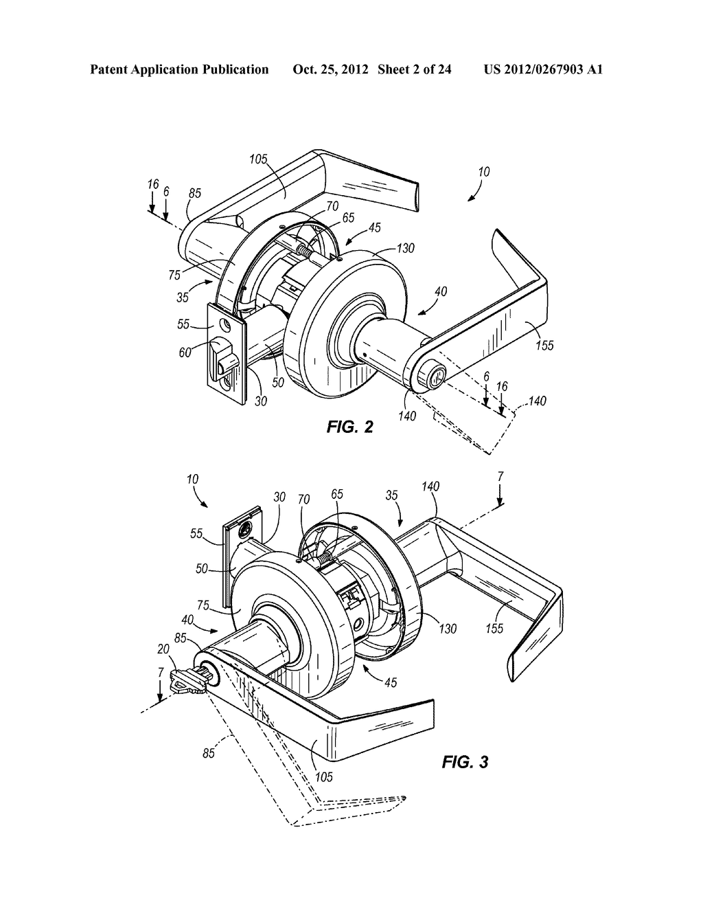 CLUTCH MECHANISM FOR A LOCK ASSEMBLY - diagram, schematic, and image 03