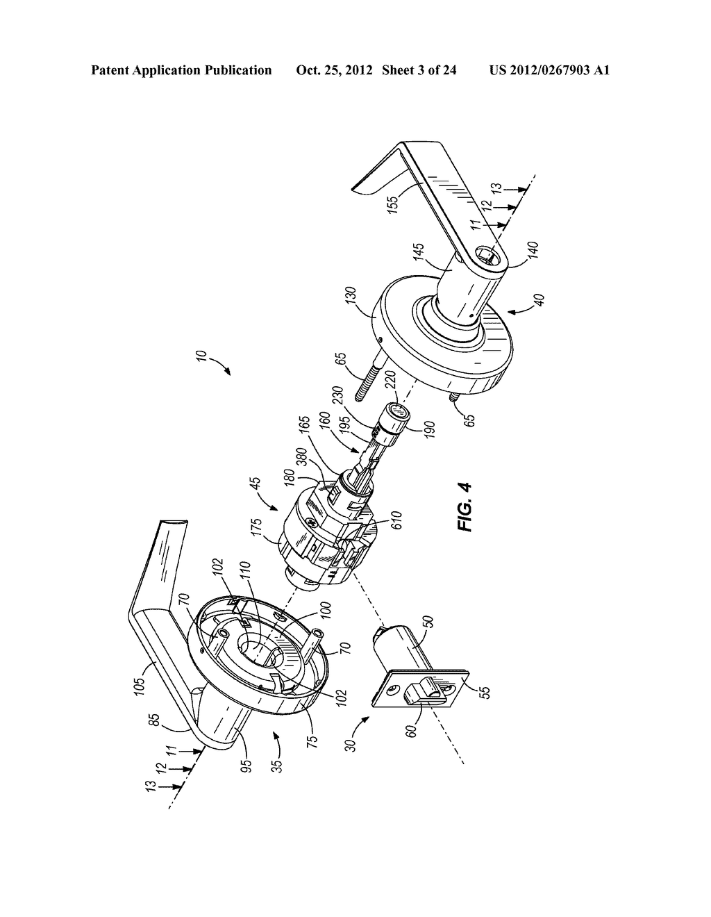 CLUTCH MECHANISM FOR A LOCK ASSEMBLY - diagram, schematic, and image 04