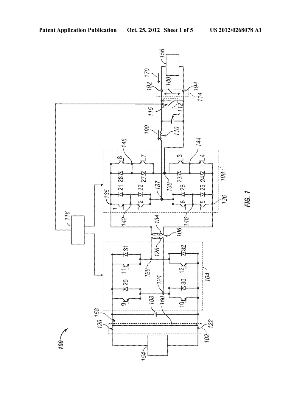 DISCHARGING A DC BUS CAPACITOR OF AN ELECTRICAL CONVERTER SYSTEM - diagram, schematic, and image 02