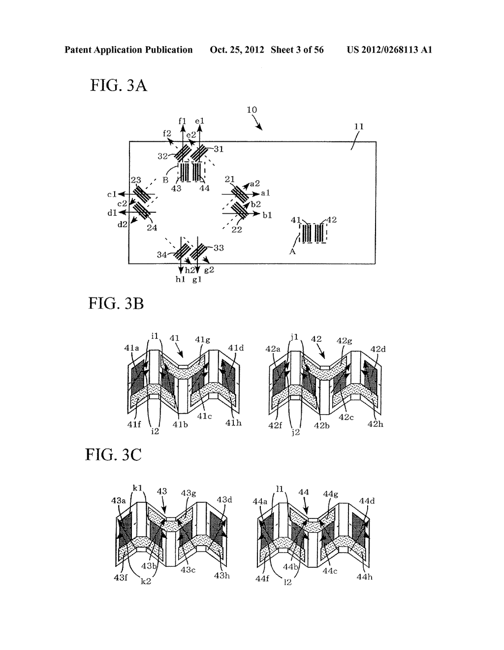 THREE-AXIS MAGNETIC SENSOR AND METHOD FOR MANUFACTURING THE SAME - diagram, schematic, and image 04