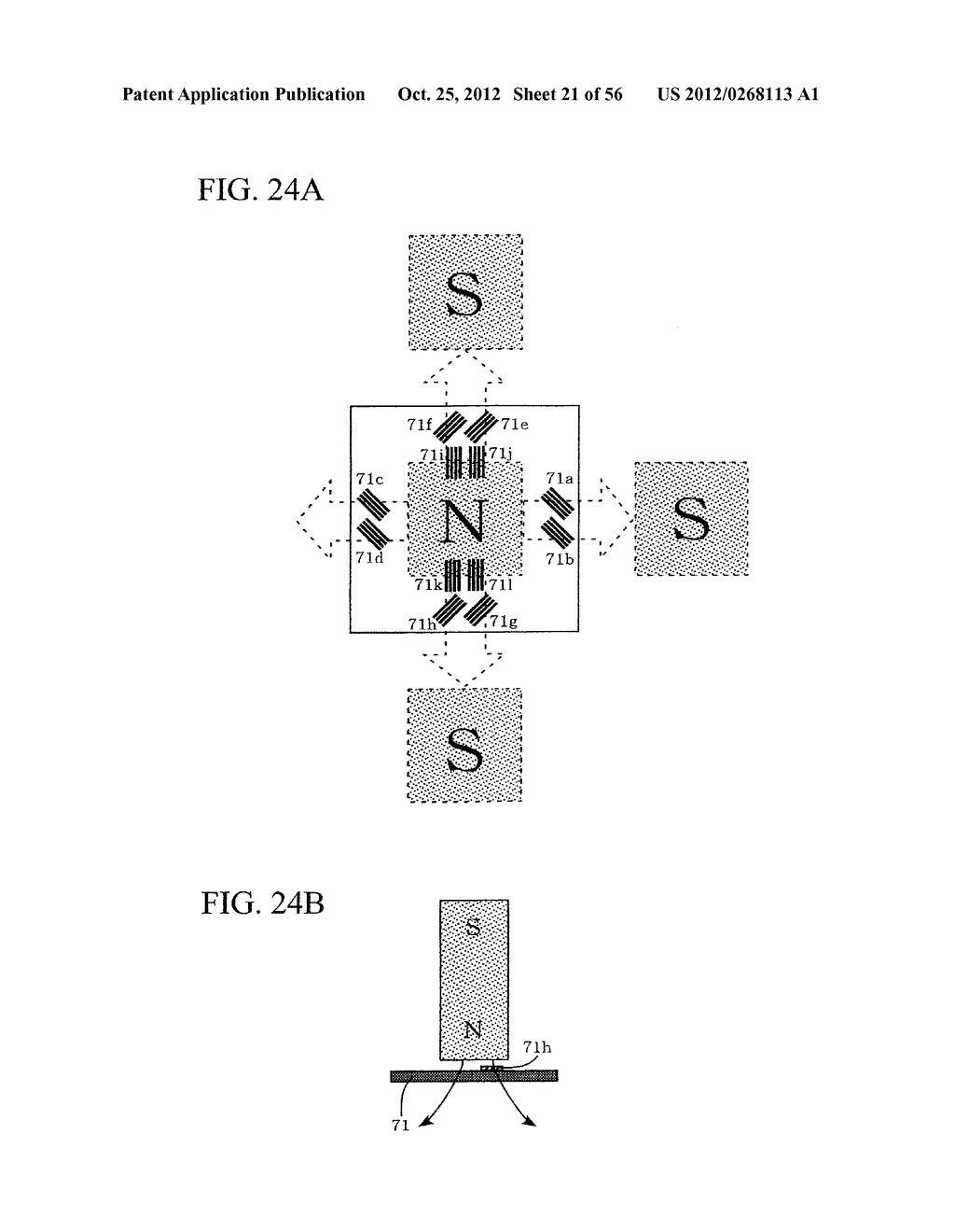 THREE-AXIS MAGNETIC SENSOR AND METHOD FOR MANUFACTURING THE SAME - diagram, schematic, and image 22