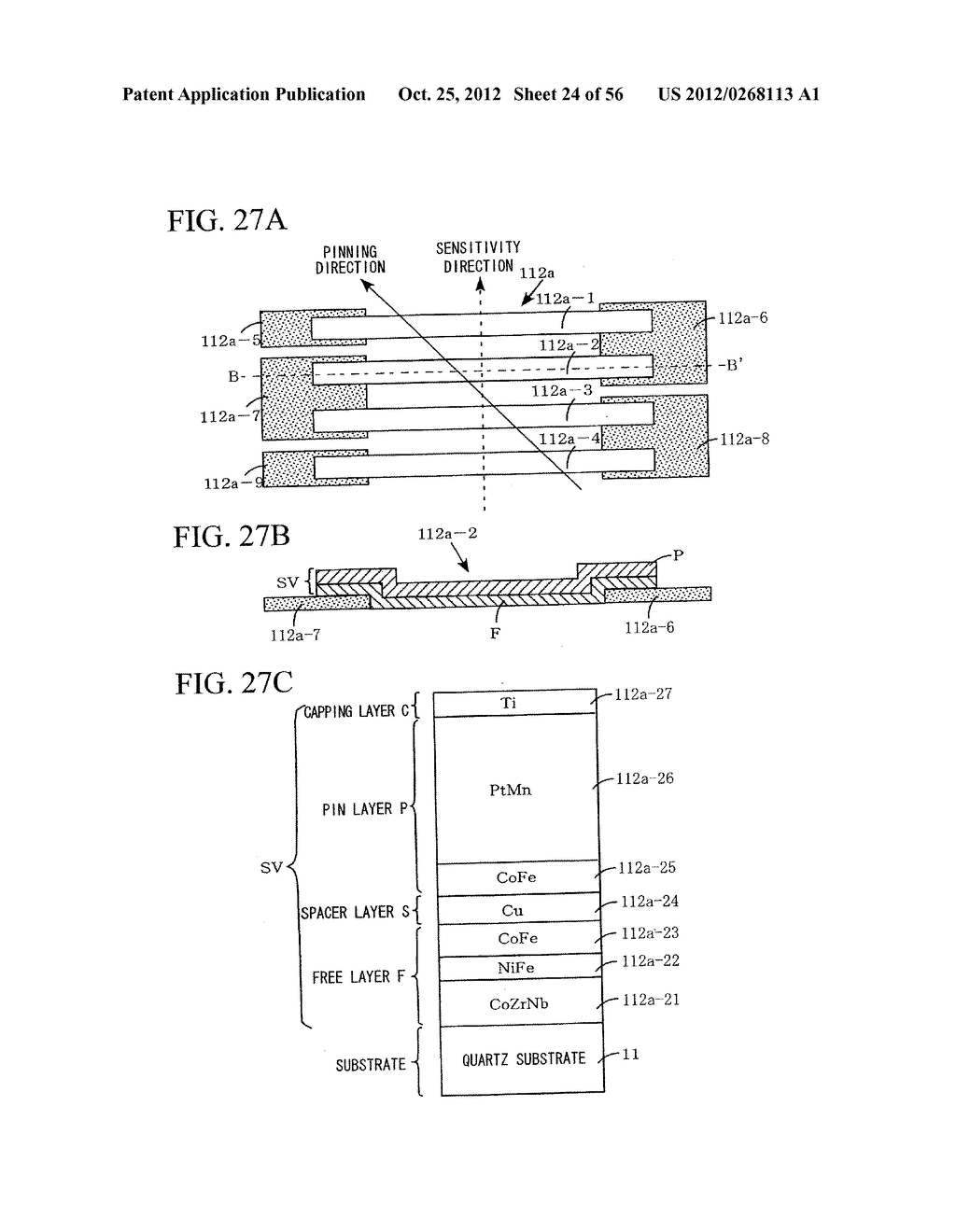 THREE-AXIS MAGNETIC SENSOR AND METHOD FOR MANUFACTURING THE SAME - diagram, schematic, and image 25