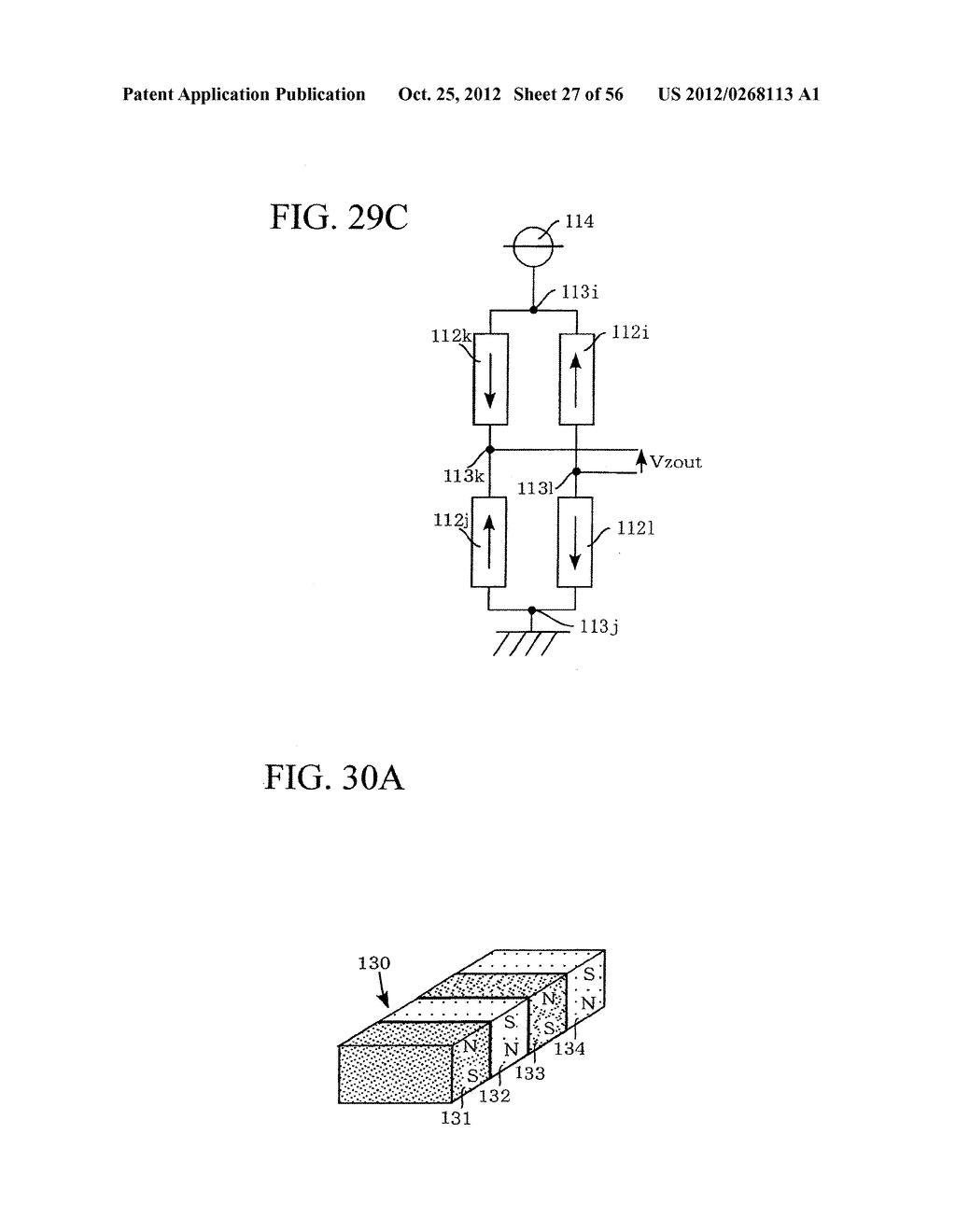 THREE-AXIS MAGNETIC SENSOR AND METHOD FOR MANUFACTURING THE SAME - diagram, schematic, and image 28