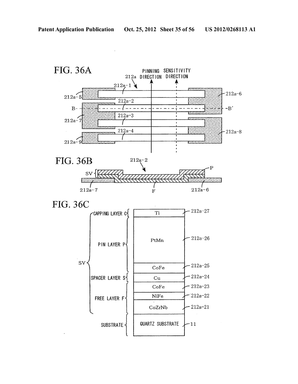 THREE-AXIS MAGNETIC SENSOR AND METHOD FOR MANUFACTURING THE SAME - diagram, schematic, and image 36