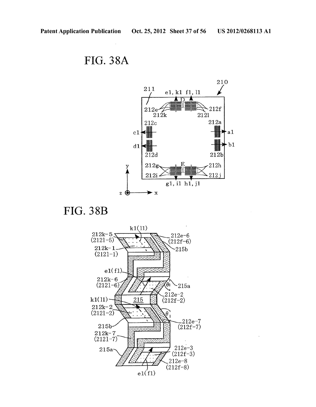 THREE-AXIS MAGNETIC SENSOR AND METHOD FOR MANUFACTURING THE SAME - diagram, schematic, and image 38