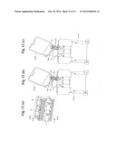 MOUNTING UNIT FOR ELECTROMAGNETIC CONTACTOR AND CONNECTION STRUCTURE OF     ELCTROMAGNETIC CONTACTOR USING THE SAME diagram and image