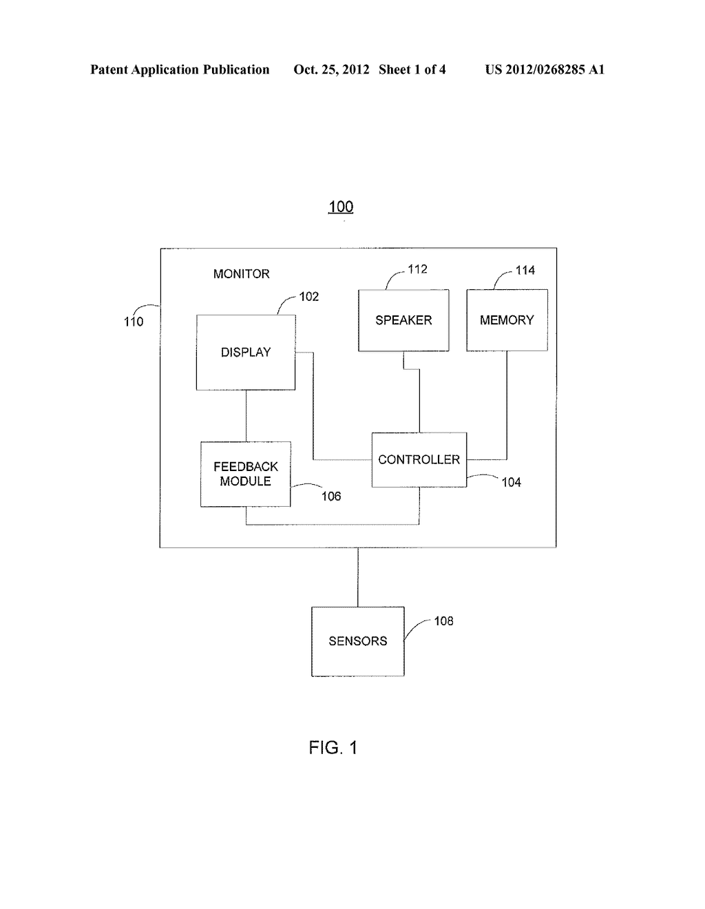 SYSTEMS AND METHODS FOR PROVIDING HAPTIC FEEDBACK IN A MEDICAL MONITOR - diagram, schematic, and image 02