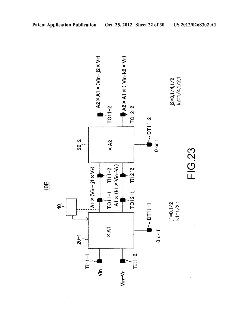 ANALOG-DIGITAL CONVERTER AND SIGNAL PROCESSING SYSTEM - diagram, schematic, and image 23