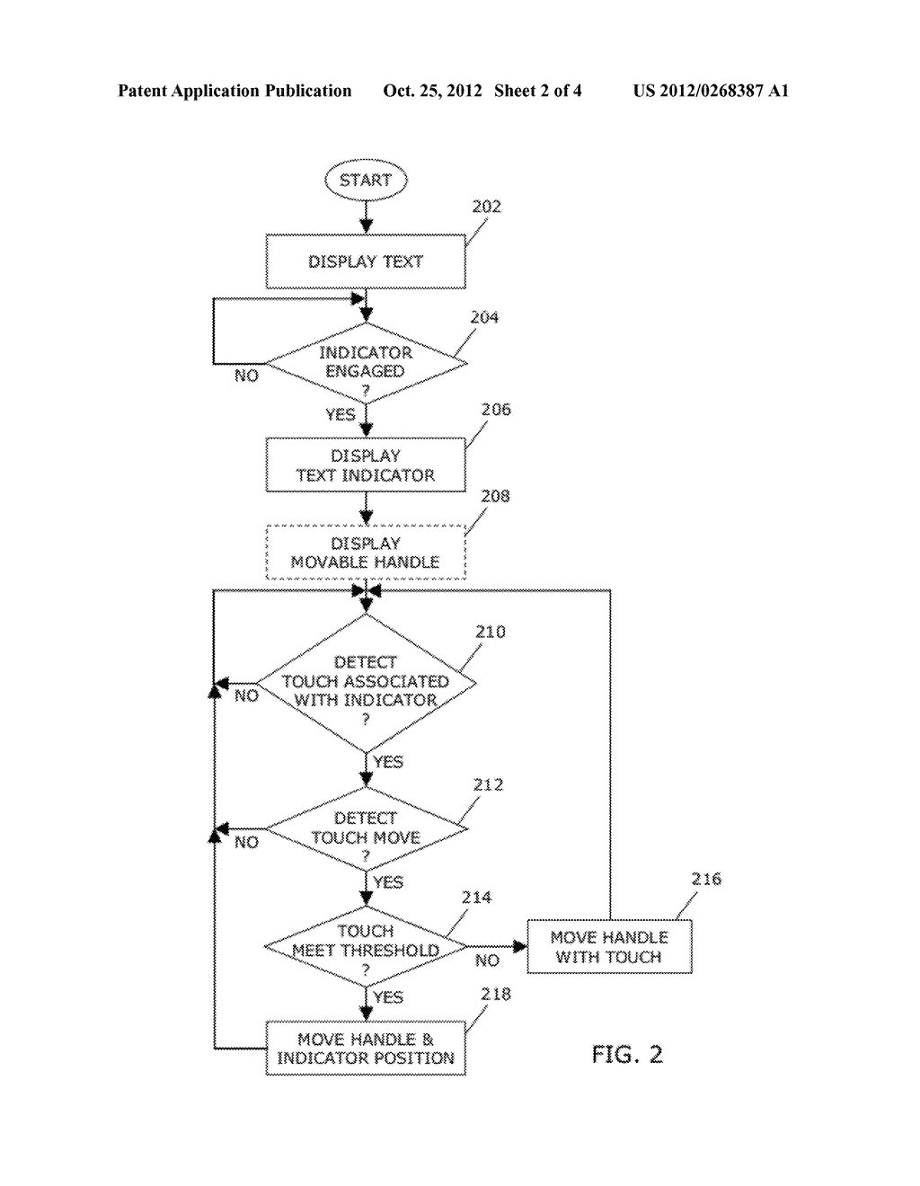 TEXT INDICATOR METHOD AND ELECTRONIC DEVICE - diagram, schematic, and image 03