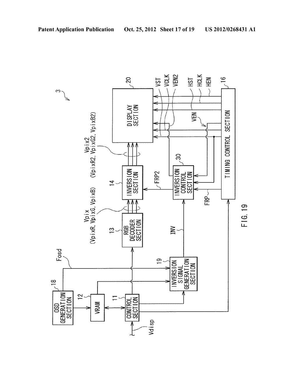 DRIVE CIRCUIT FOR DISPLAY, DISPLAY, AND METHOD OF DRIVING DISPLAY - diagram, schematic, and image 18