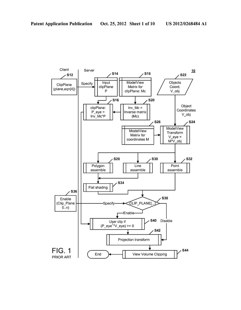 METHOD AND DEVICE FOR PERFORMING USER-DEFINED CLIPPING IN OBJECT SPACE - diagram, schematic, and image 02