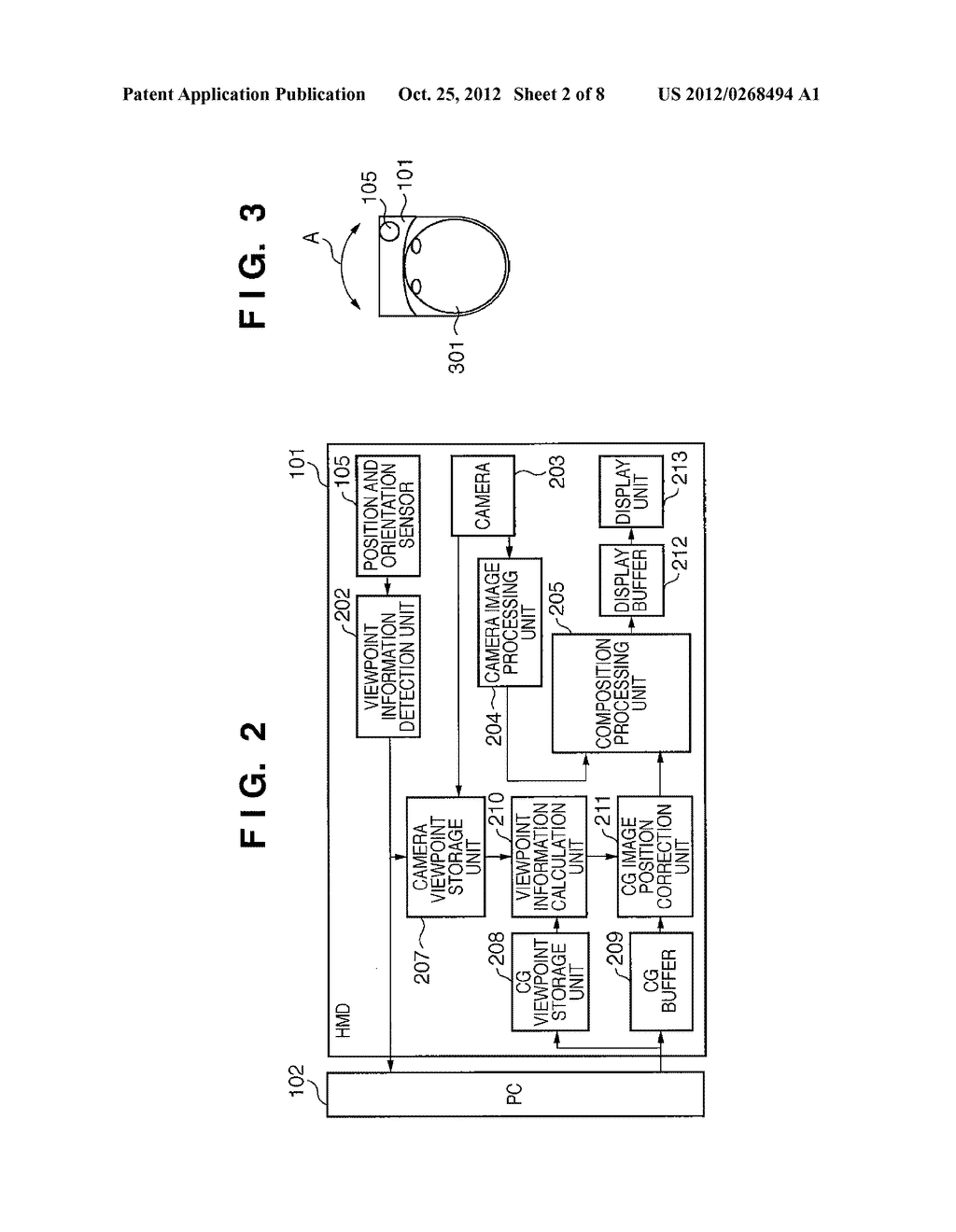 HEAD MOUNTED DISPLAY AND CONTROL METHOD THEREFOR - diagram, schematic, and image 03