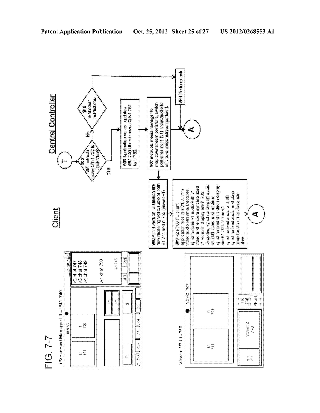 Flow-Control Based Switched Group Video Chat and Real-Time Interactive     Broadcast - diagram, schematic, and image 26