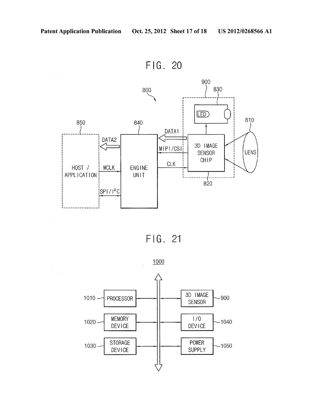 THREE-DIMENSIONAL COLOR IMAGE SENSORS HAVING SPACED-APART MULTI-PIXEL     COLOR REGIONS THEREIN - diagram, schematic, and image 18