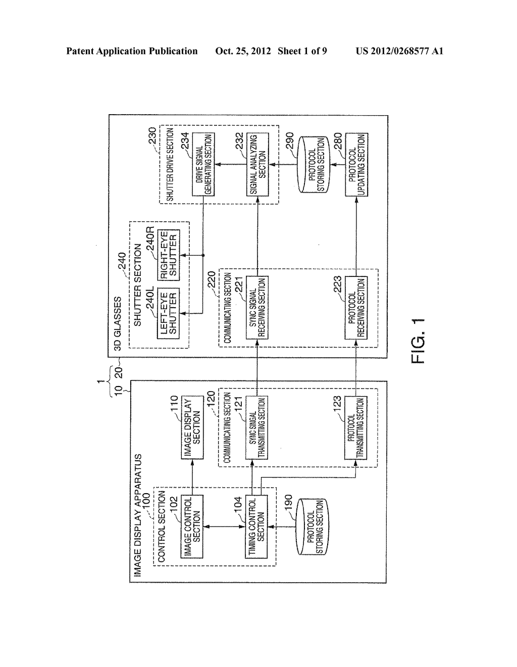 IMAGE DISPLAY SYSTEM, IMAGE DISPLAY APPARATUS AND SHUTTER DEVICE - diagram, schematic, and image 02