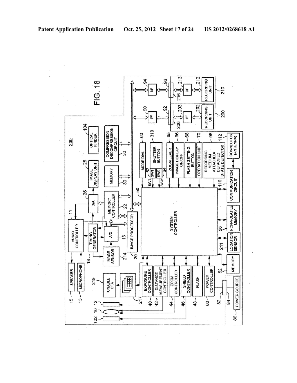 ADAPTIVE COLOR IMAGING BY USING AN IMAGING ASSEMBLY WITH TUNABLE SPECTRAL     SENSITIVITIES - diagram, schematic, and image 18