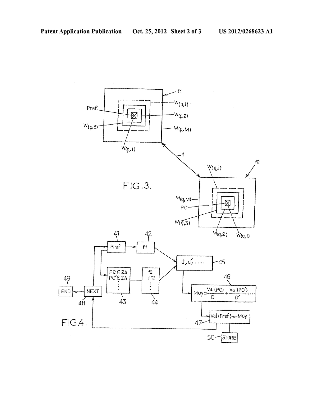 IMAGE DATA PROCESSING METHOD BY REDUCING IMAGE NOISE, AND CAMERA     INTEGRATING MEANS FOR IMPLEMENTING SAID METHOD - diagram, schematic, and image 03