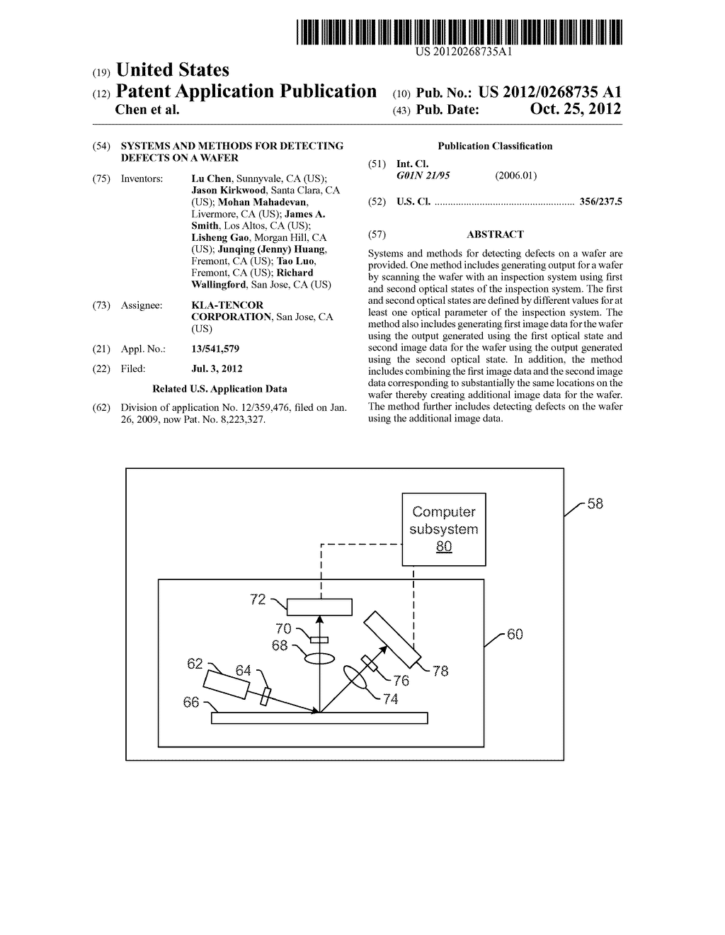 Systems and Methods for Detecting Defects on a Wafer - diagram, schematic, and image 01