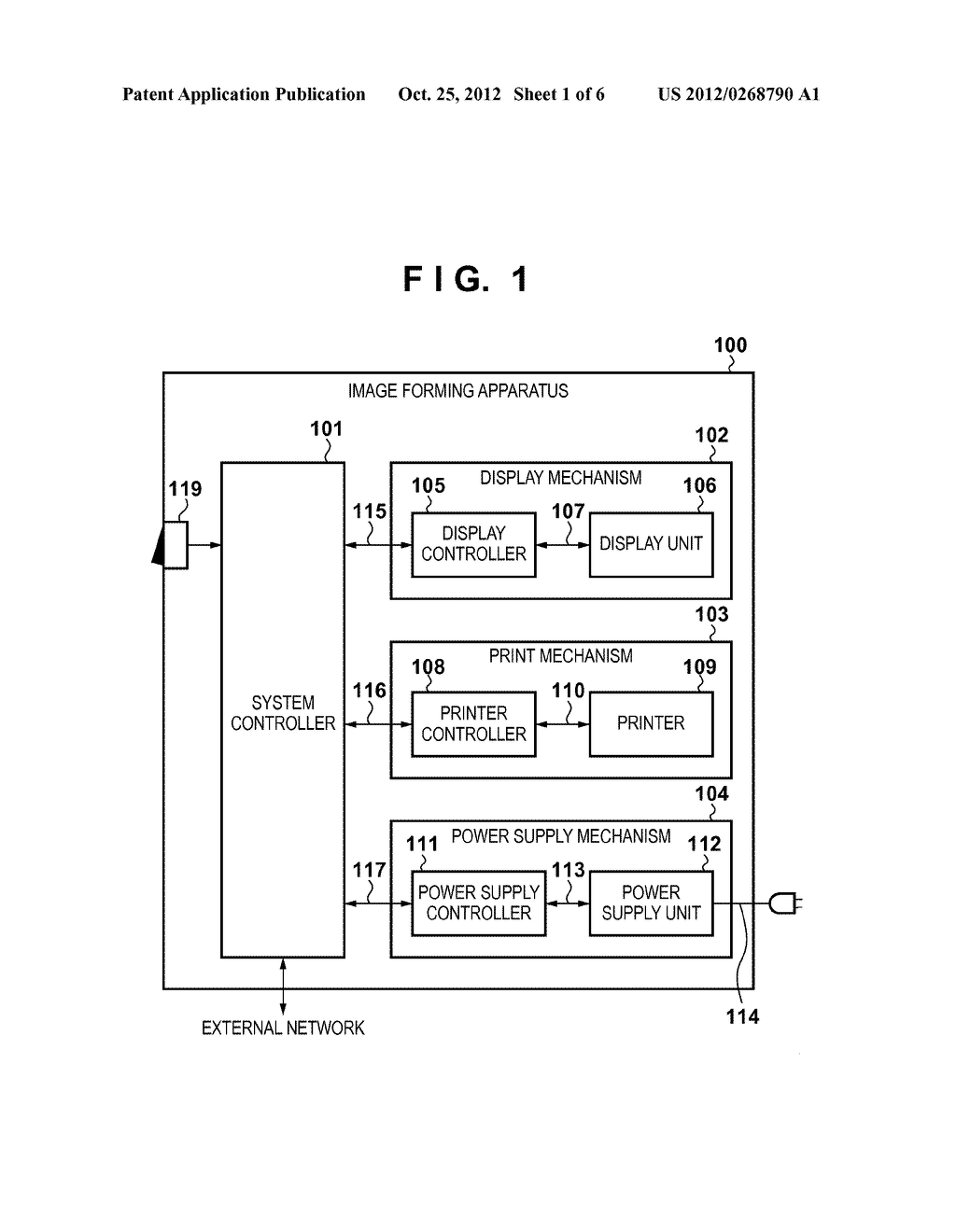 IMAGE FORMING APPARATUS AND METHOD OF CONTROLLING THE APPARATUS - diagram, schematic, and image 02