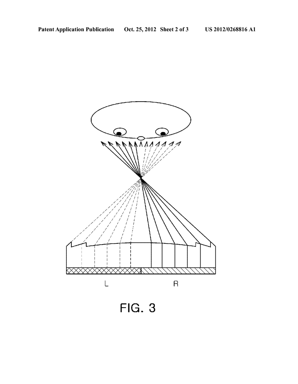 FRESNEL LENS STRUCTURE AND 2D/3D IMAGE SWITCHING DISPLAY APPARATUS USING     THE SAME - diagram, schematic, and image 03
