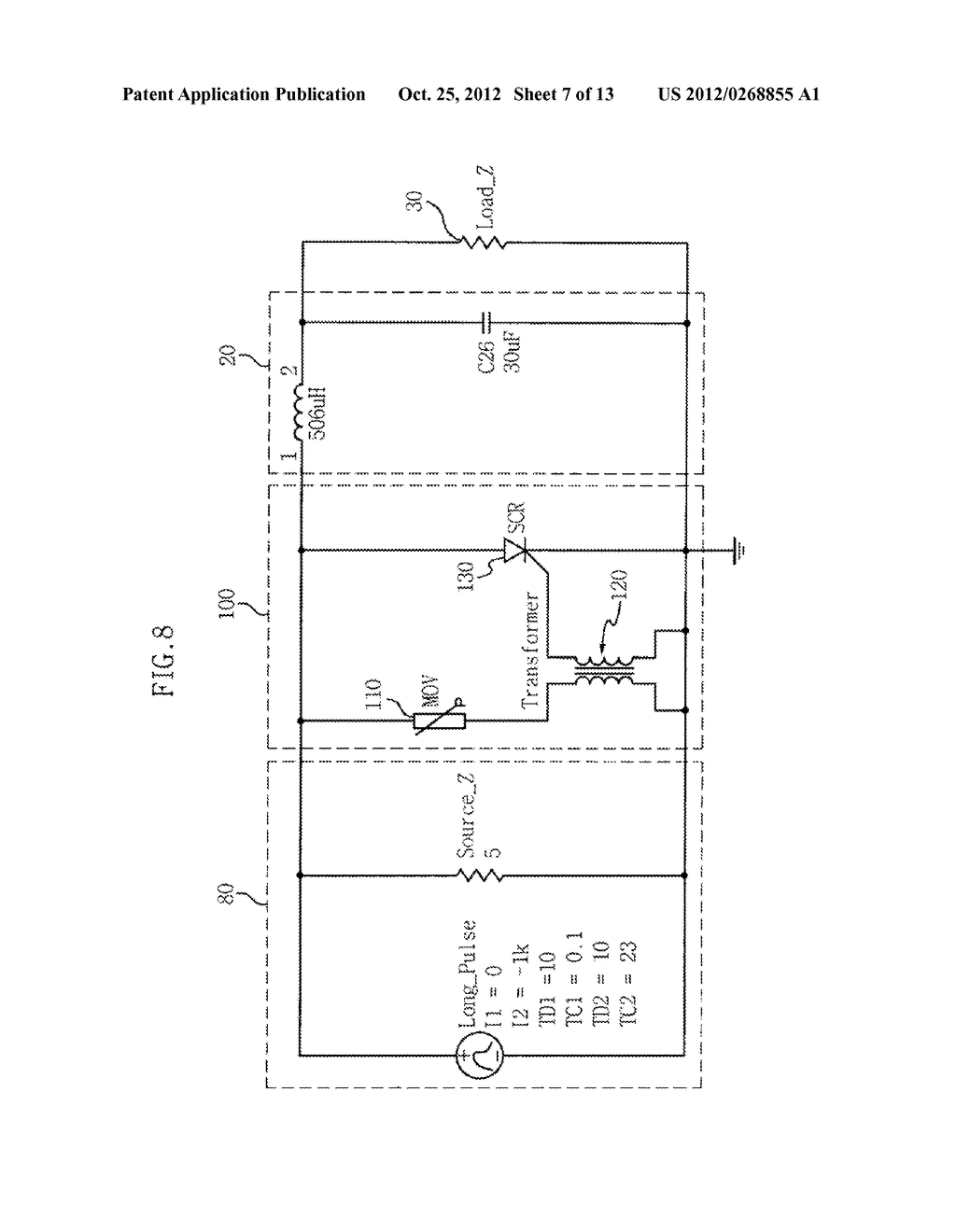 SURGE PROTECTION APPARATUS AND METHOD USING THE SAME - diagram, schematic, and image 08