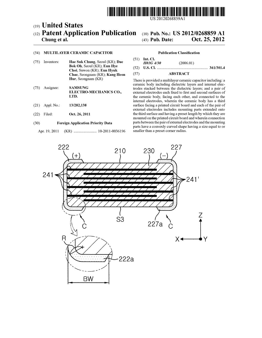 MULTILAYER CERAMIC CAPACITOR - diagram, schematic, and image 01