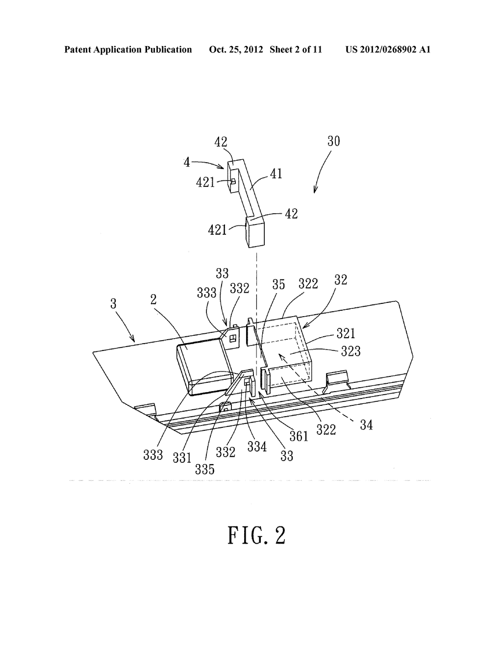 Fixing Mechanism and Electronic Device Having the Same - diagram, schematic, and image 03