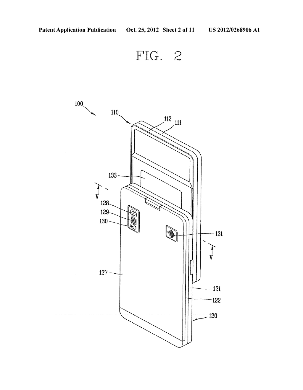 CASING FOR A PORTABLE TERMINAL - diagram, schematic, and image 03