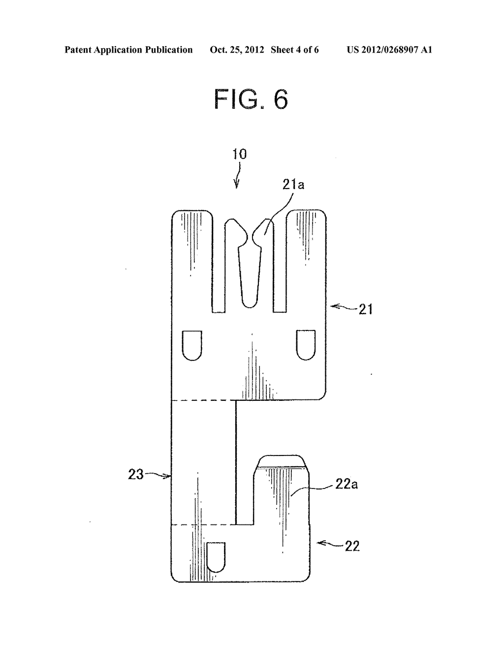 PLATE MEMBER, BUS BAR AND ELECTRIC JUNCTION BOX HAVING THE BUS BAR - diagram, schematic, and image 05