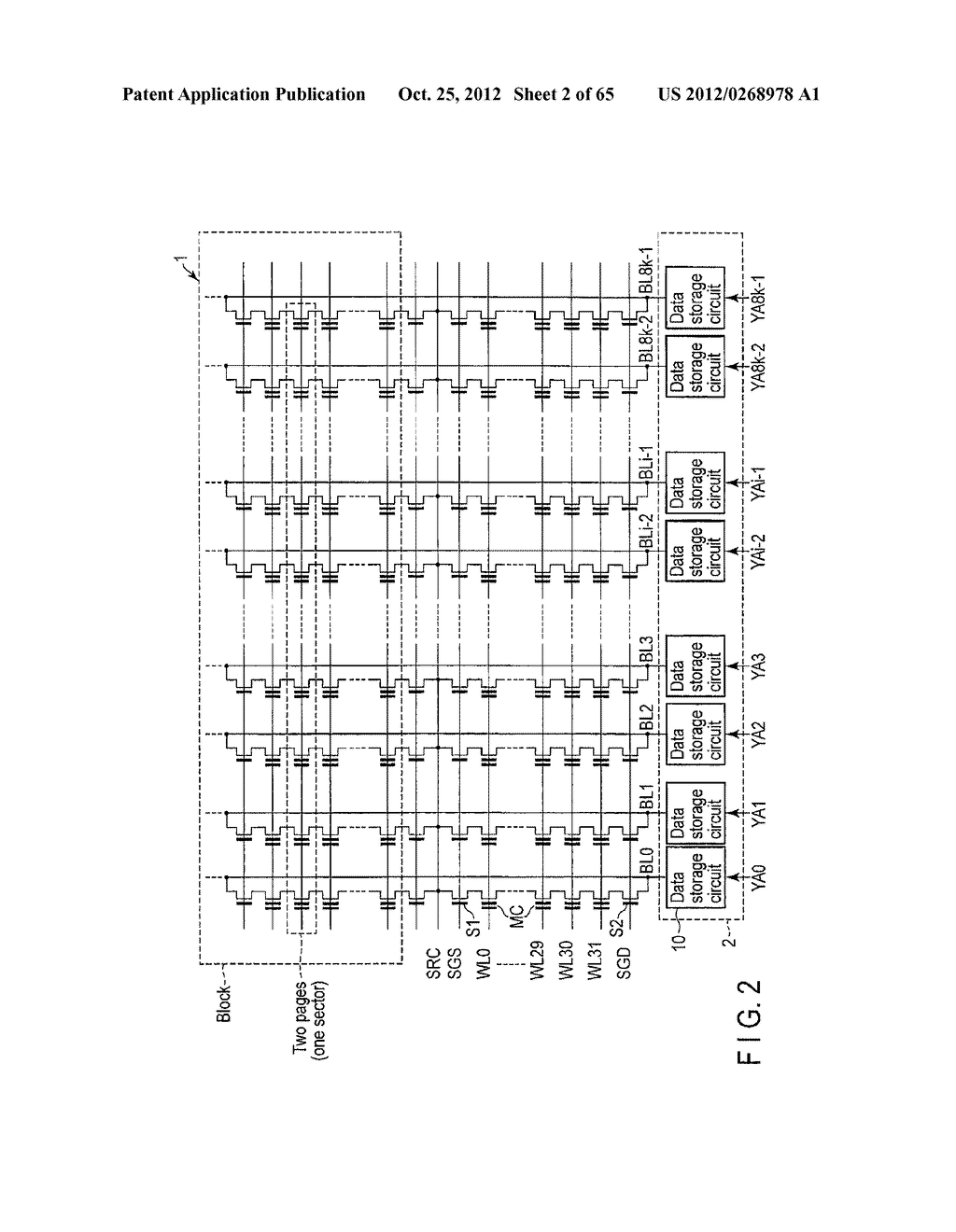 SEMICONDUCTOR MEMORY DEVICE IN WHICH CAPACITANCE BETWEEN BIT LINES IS     REDUCED, AND METHOD OF MANUFACTURING THE SAME - diagram, schematic, and image 03